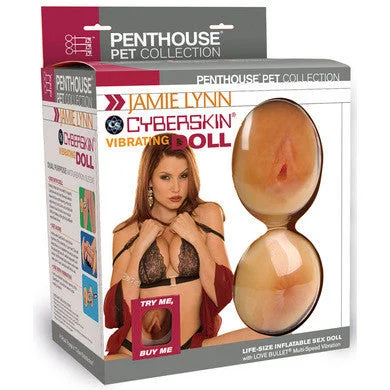 Mini sleeve masturbator-Jamie Lynn Cyberskin Vibrating Doll