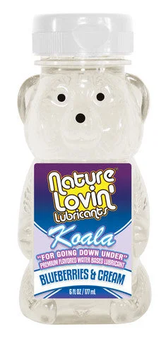 lubricant for CD players-Koala Blueberries and Cream  Flavored Lubricant - 6 Oz.