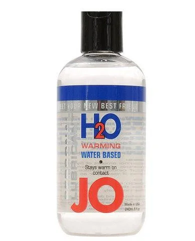 lubricant for camper jacks-JO 8.5 oz Warming H2O Lubricant