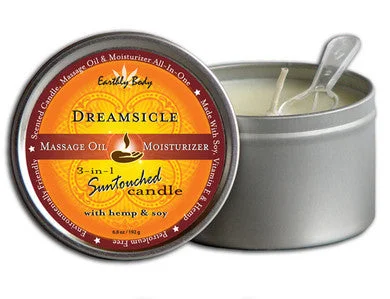 lubricant for gym equipment-3-in-1 Dreamsicle Suntouched Candle With Hemp - 6.8 oz.