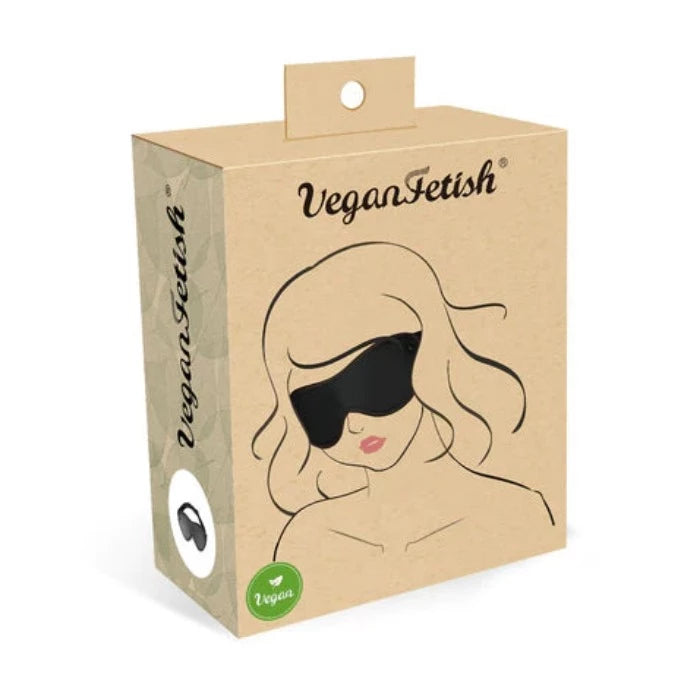 anal beads accessories-Vegan ''Fetish'' Blindfold -Black