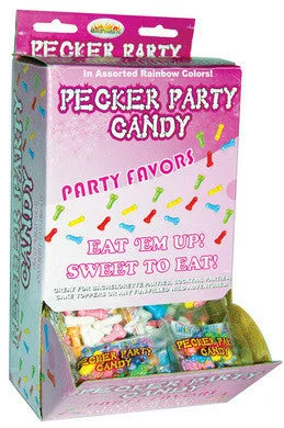 love swing accessories-Pecker Party Candy Assorted Flavors - 100 Bags Display