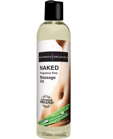 lubricant for textile machines-Naked Unscented Massage Oil - 4 oz.