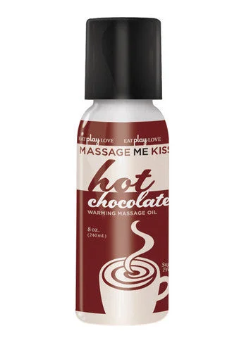 lubricant for puzzle mechanisms-Massage Me Kiss Me - Edible Warming Oil - Hot Chocolate - 1 oz.