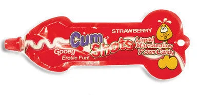 kink toy accessories-Cum Shots - Liquid Marshmallow  Foam Candy - Strawberry