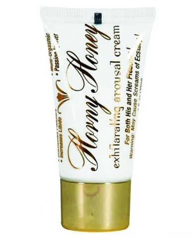 lubricant for wood stoves-Horny Honey Arousal Cream - 1 oz.