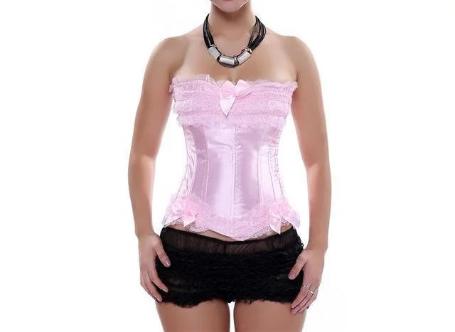 corset with scalloped edges-Ooh La La Sissy Corset