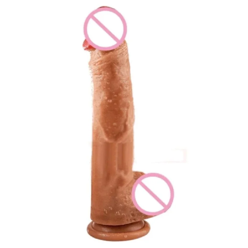 Ergonomic device masturbator-No Nonsense Masturbator 6" Soft Dildo |/| Realistic Butt