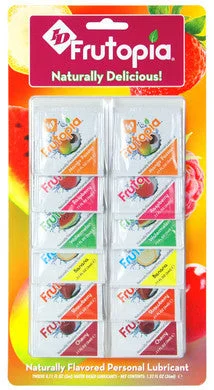 lubricant for power tools-Id Frutopia 3ml Foils - 12  Pack Assortment