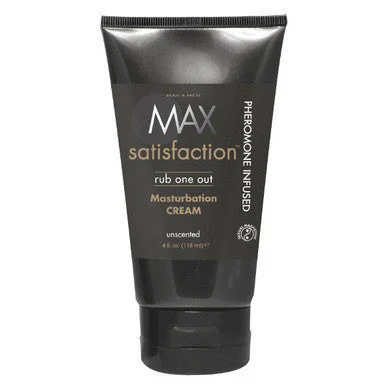 Ergonomic device masturbator-Max 4 Men Max Satisfaction Rub One Out Masturbation Cream - 4 oz.