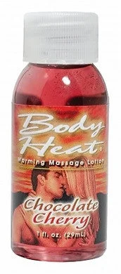 lubricant for hiking poles-Body Heat Warming Massage  Lotion - Chocolate Cherry -  1 Oz.