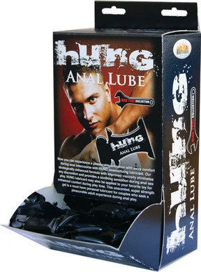 lubricant for vacuum cleaners-Hung Anal Lube 10ml Pillow Packs - 50 Pieces Display