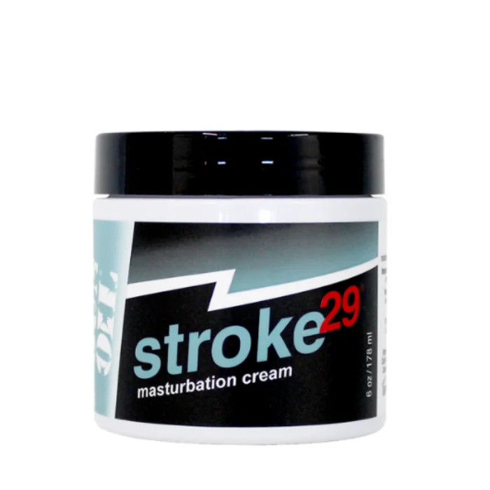 sex toy replacement parts kit-Stroke 29 Lube (Jar) 6oz